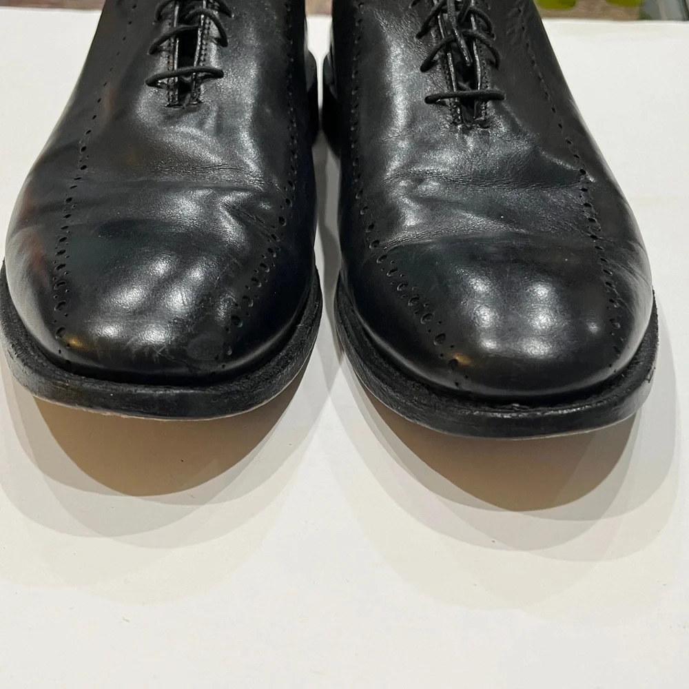 Allen Edmonds Black Leather Hastings Oxfords‎ Sz.